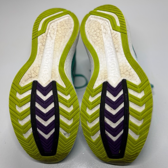 Saucony Women's Endorphin Speed 2 running shoes Cool Mint/Acid size 9 - Picture 7 of 10